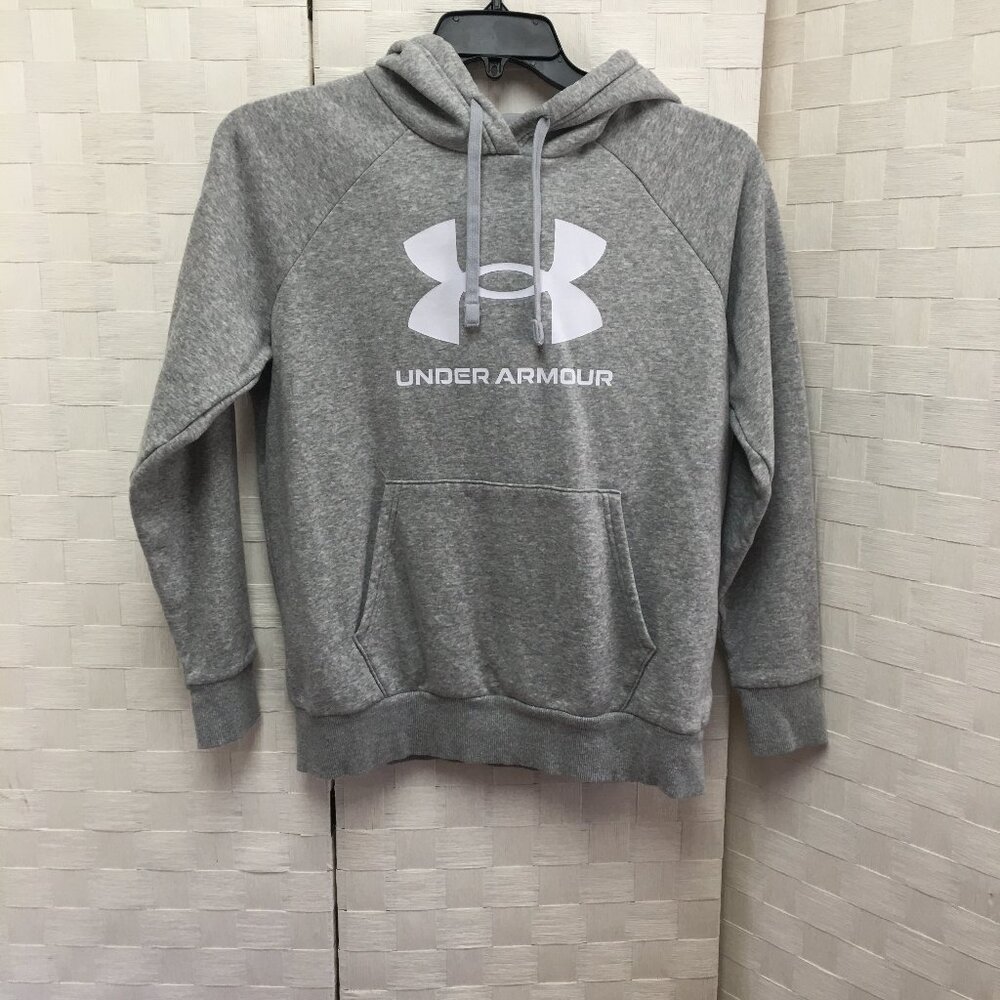 under armour gray hoodie size small used once